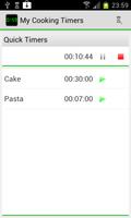 My Cooking Timers captura de pantalla 2