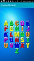To learn the English alphabet poster