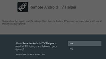 Remote Android TV Helper پوسٹر