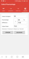 Calcul Pourcentage capture d'écran 3
