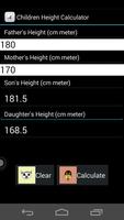 Children Height Calculator capture d'écran 2