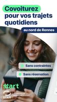 star’t - Covoiturage quotidien Plakat
