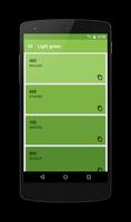 Material Design Color Palettes Affiche