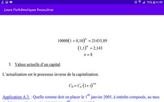 mathématique financière screenshot 2