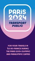 Paris 2024 Public Transport الملصق