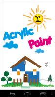 Finger coloring drawing art plakat