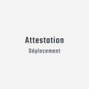 Attestation de déplacement dérogatoire icône Attestation de déplacement dérogatoire icône