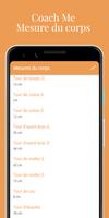 Body measurement -Coach Me App poster
