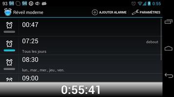 Réveil Moderne capture d'écran 3