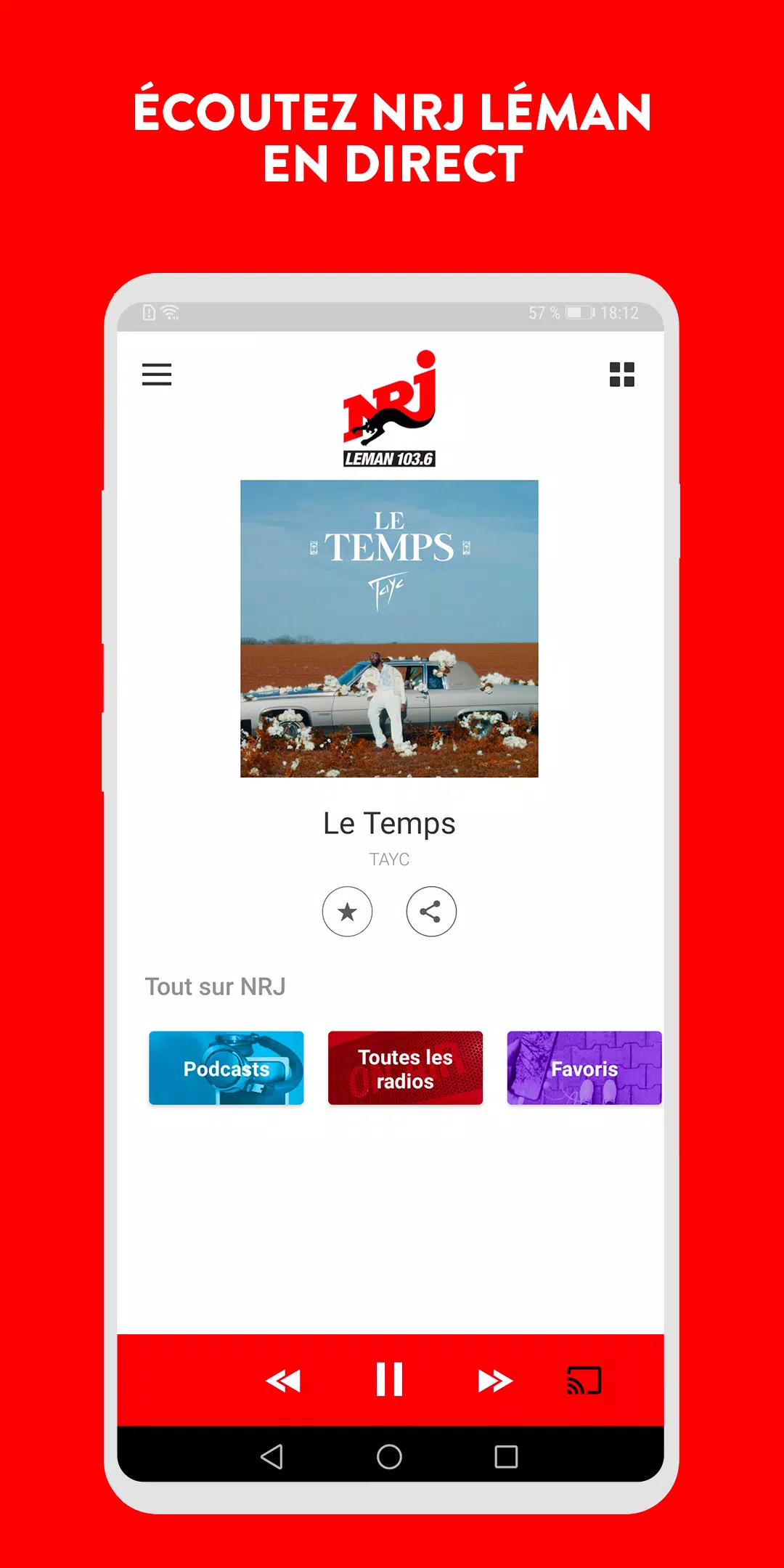 NRJ Léman : Radio, Podcasts, M APK for Android Download