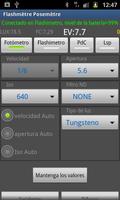 Flashimetro y Fotómetro captura de pantalla 1