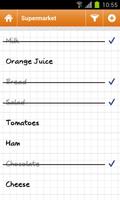 پوستر Shopping list Courzeo Lite