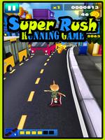 Super rush  endless running escaping game پوسٹر