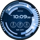 Vector GUI Watch Face أيقونة