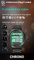 Chrono Watch Face ภาพหน้าจอ 2