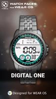 Digital One Watch Face Affiche