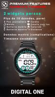 Digital One Watch Face capture d'écran 3