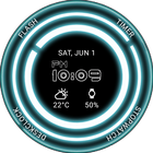 Icona Glowing ElecTRONic Watch Face