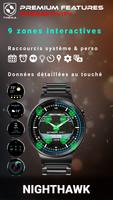 NightHawk Watch Face capture d'écran 2