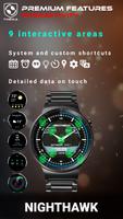 NightHawk Watch Face captura de pantalla 2