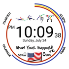 Paris 2024 Watch Face Zeichen