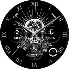 download Skull Wear Watch Face APK