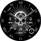 Skull Wear Watch Face icône