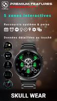 Skull Wear Watch Face capture d'écran 2