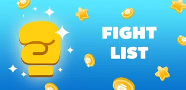 Fight List- Kategorien Spiel