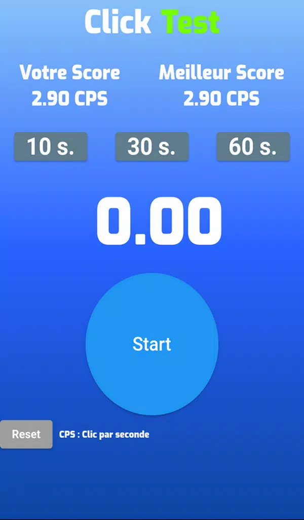 CPS Test - clicks per second on the App Store