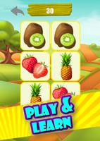 Fruits Cards Match captura de pantalla 1