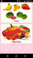 Fruits and Vegetables Name for Kids (Audio) poster