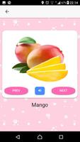 Name Fruits and Vegetables for Kids (Audio) screenshot 1