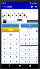 Descargar APK de Fracciones calculadora escolar