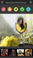 Wine Glass Photo Frame-poster