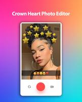 Crown Heart Photo Editor ポスター