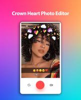 Crown Heart Photo Editor capture d'écran 1