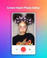 Crown Heart Photo Editor captura de pantalla 3
