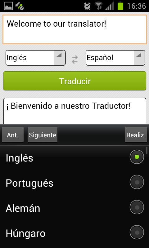 Traductor español. Traductor. Traducir.