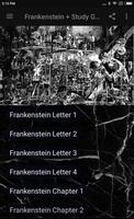 FRANKENSTEIN + STUDY GUIDE โปสเตอร์