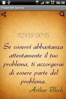 Frase del giorno ポスター