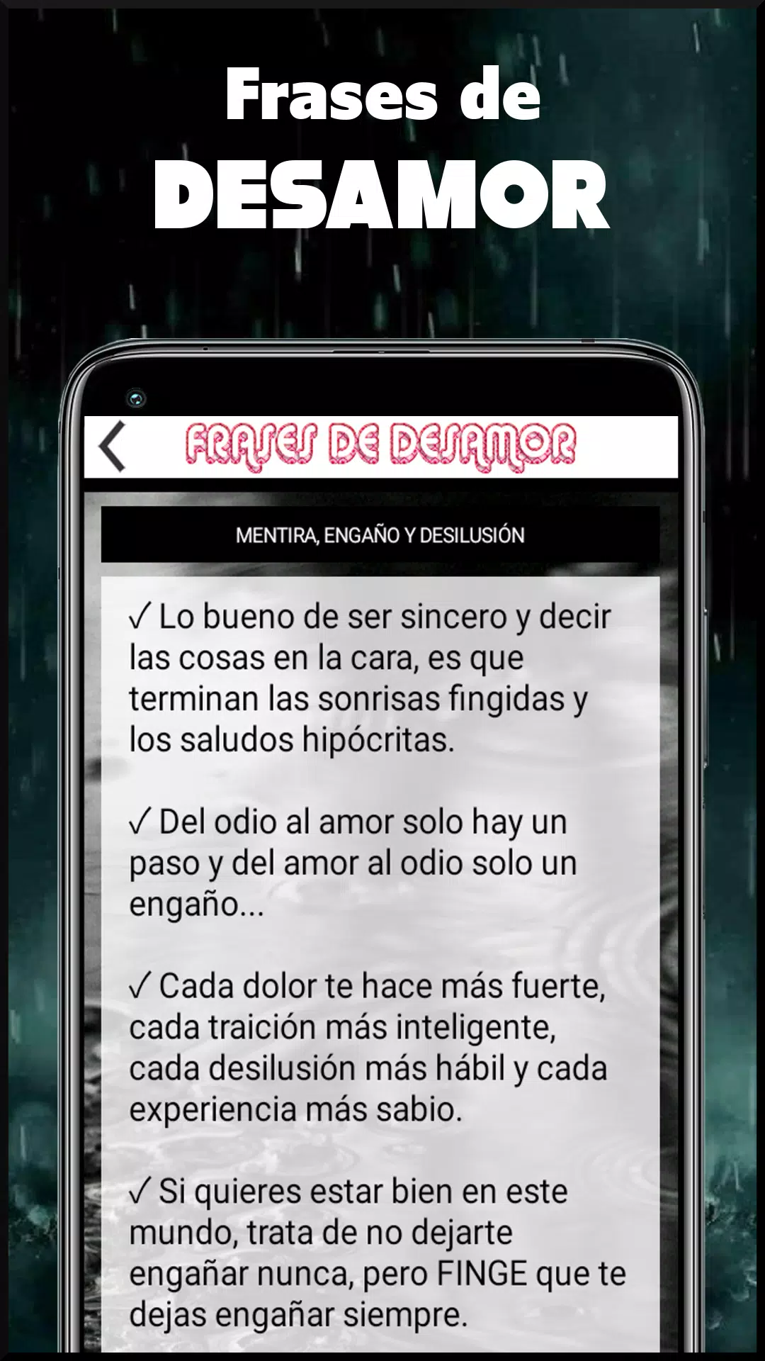 Descarga de APK de Frases desamor para Android Descarga de APK de Frases desamor para Android