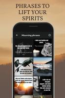 Mourning phrases, condolences screenshot 1