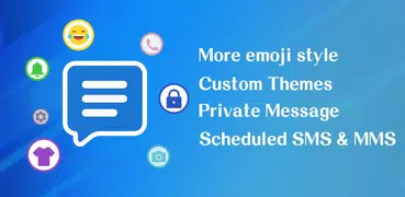 Messages : Emoji Message,SMS & MMS,Text Messaging
