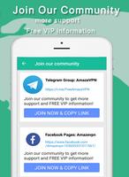 Amaze VPN-Unlimited Free VPN proxy& Fast Turbo VPN スクリーンショット 1