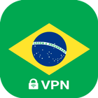 VPN Brazil - Free, Fast, Secure & Unlimited Proxy biểu tượng