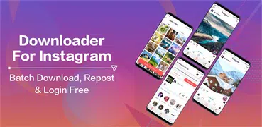Instagram用ビデオダウンローダー、ストーリーセーバー：画像とビデオをダウンロードして保存