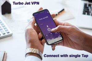 پوستر Turbo Jet VPN  free and unlimited VPN Proxy.
