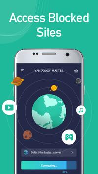 Free unblock VPN& security VPN by VPN Proxy Master 海报