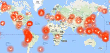 (生放送) 地震マップ - ワールドワイド